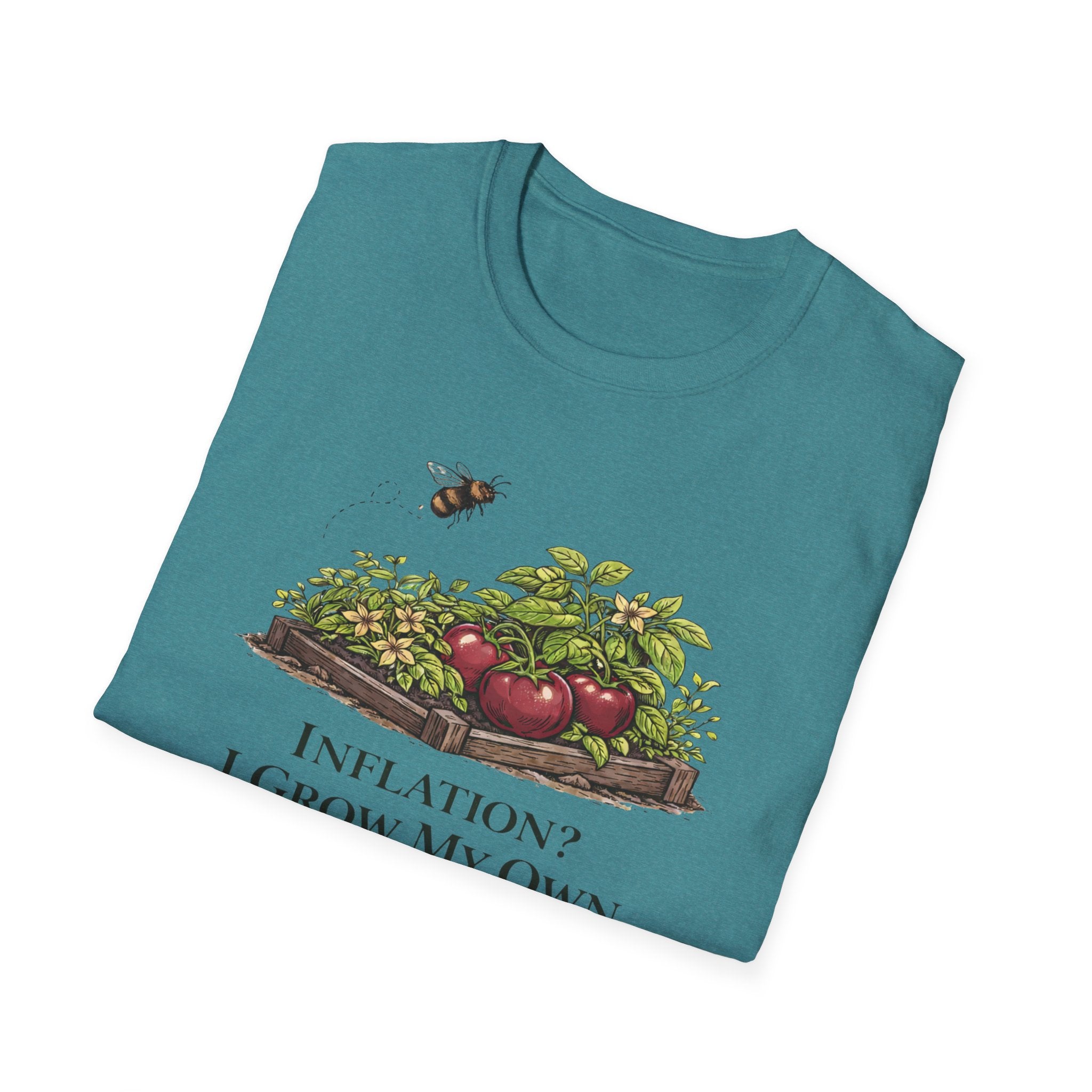 Inflation? I Grow My Own Tomatoes T-Shirt - Light