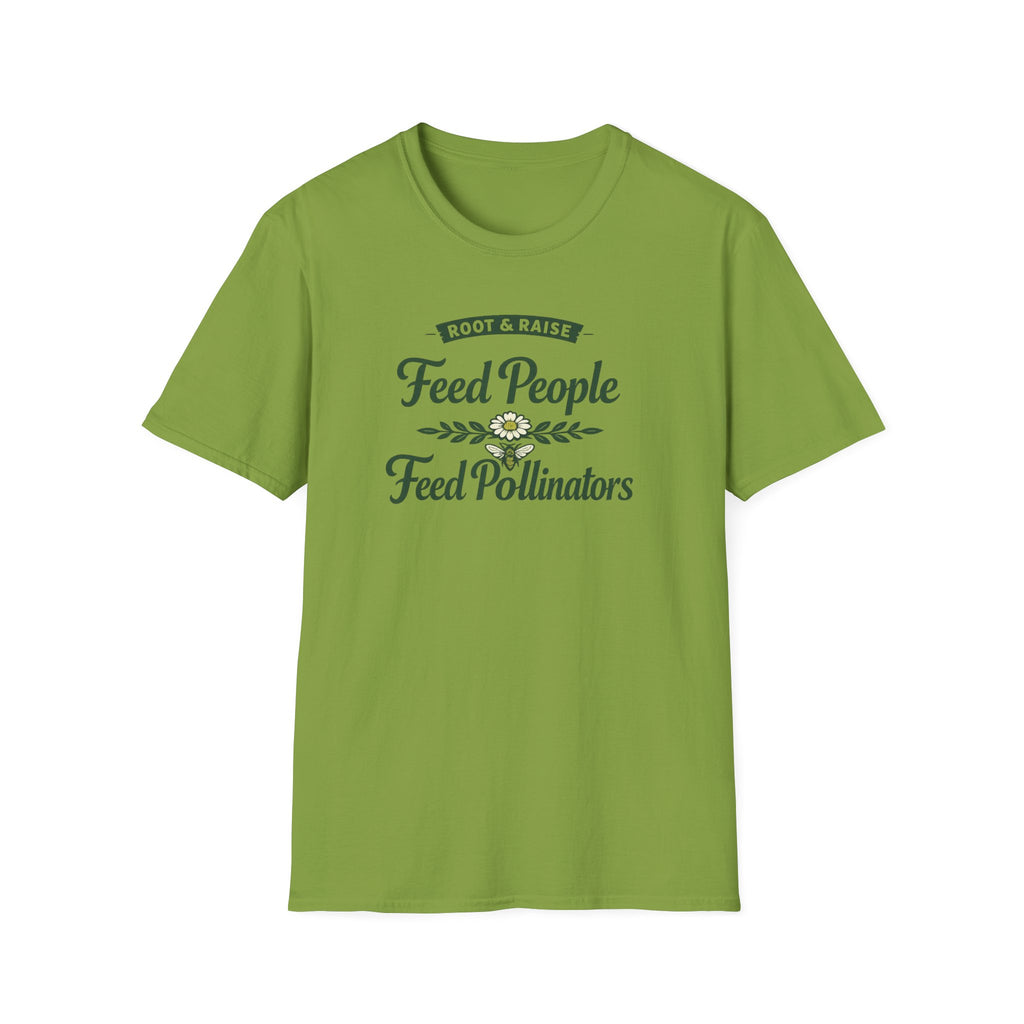 Feed People Feed Pollinators T-Shirt - Heirloom