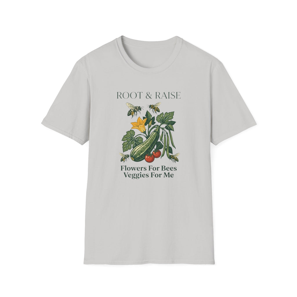 Flowers For Bees Veggies For Me T-Shirt