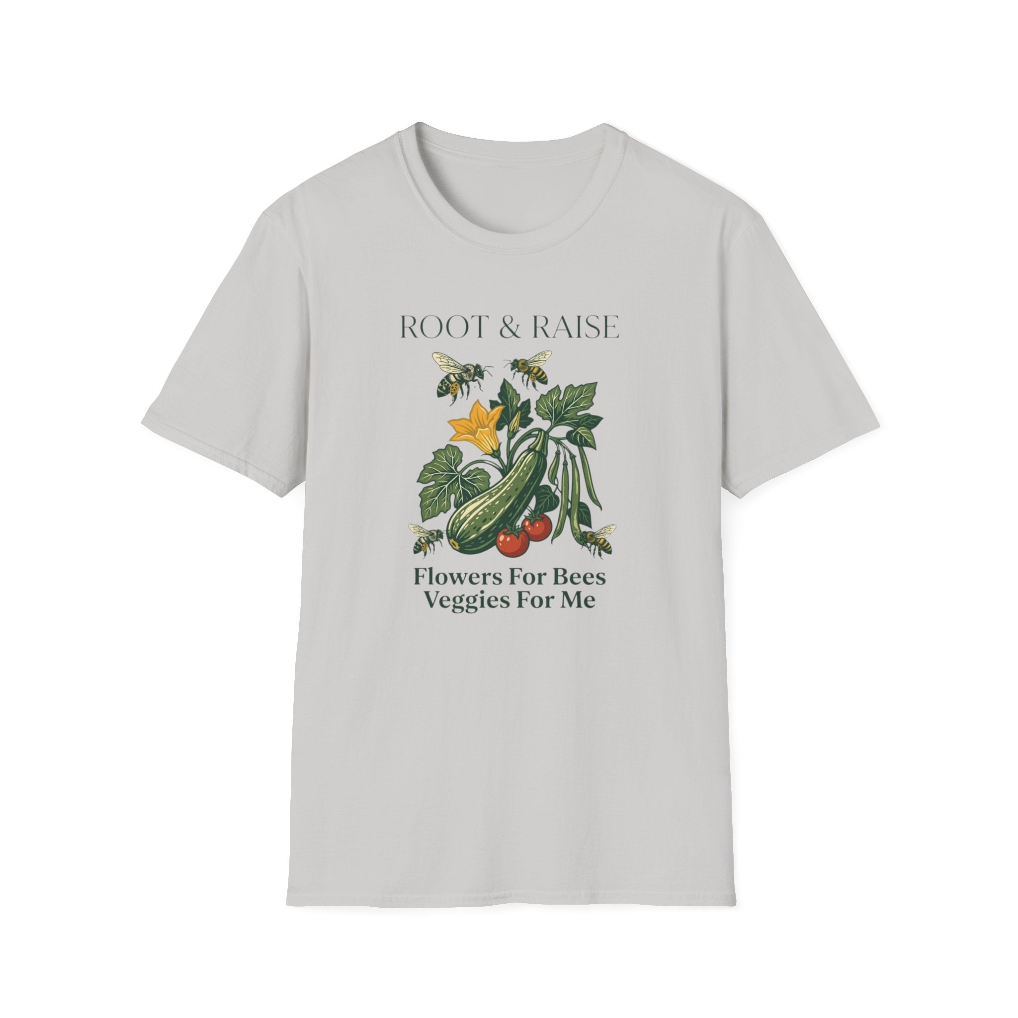 Flowers For Bees Veggies For Me T-Shirt