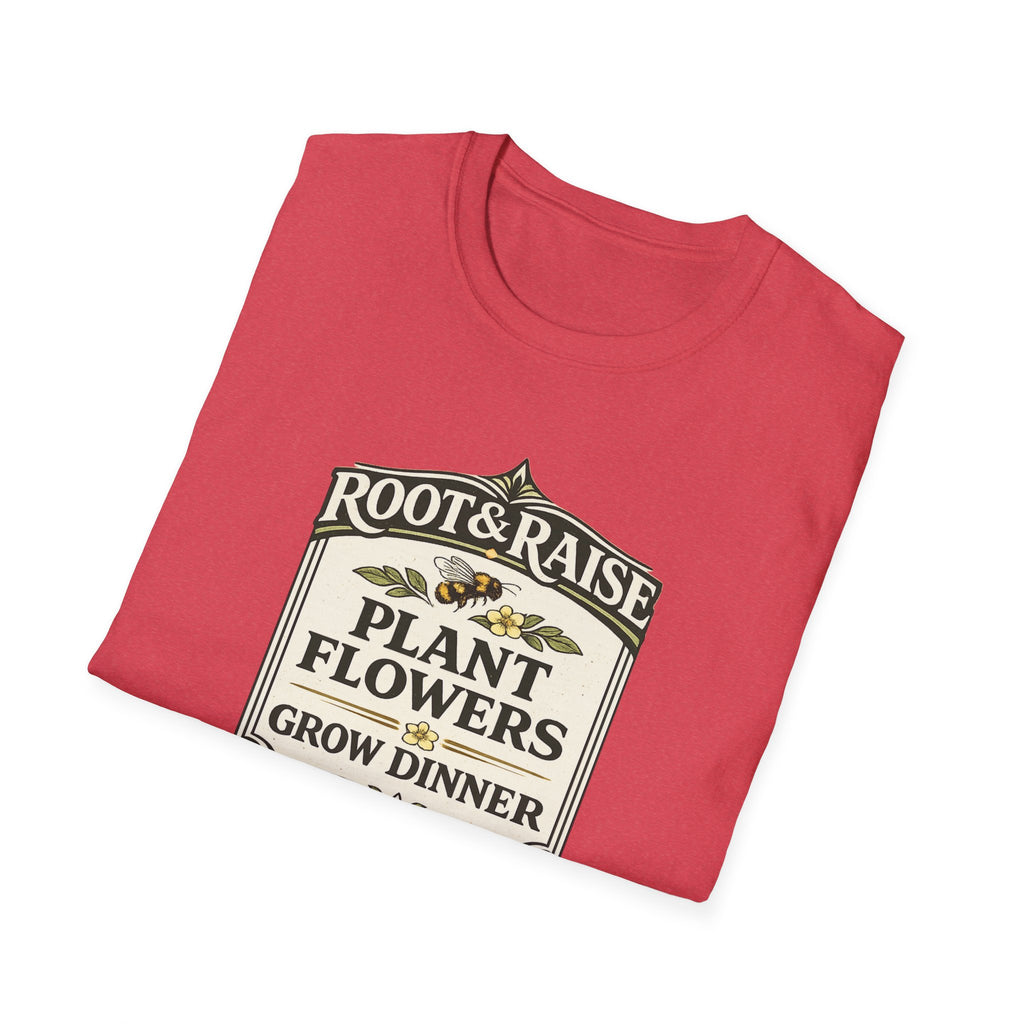 Plant Flowers Grow Dinner T-Shirt - Vintage