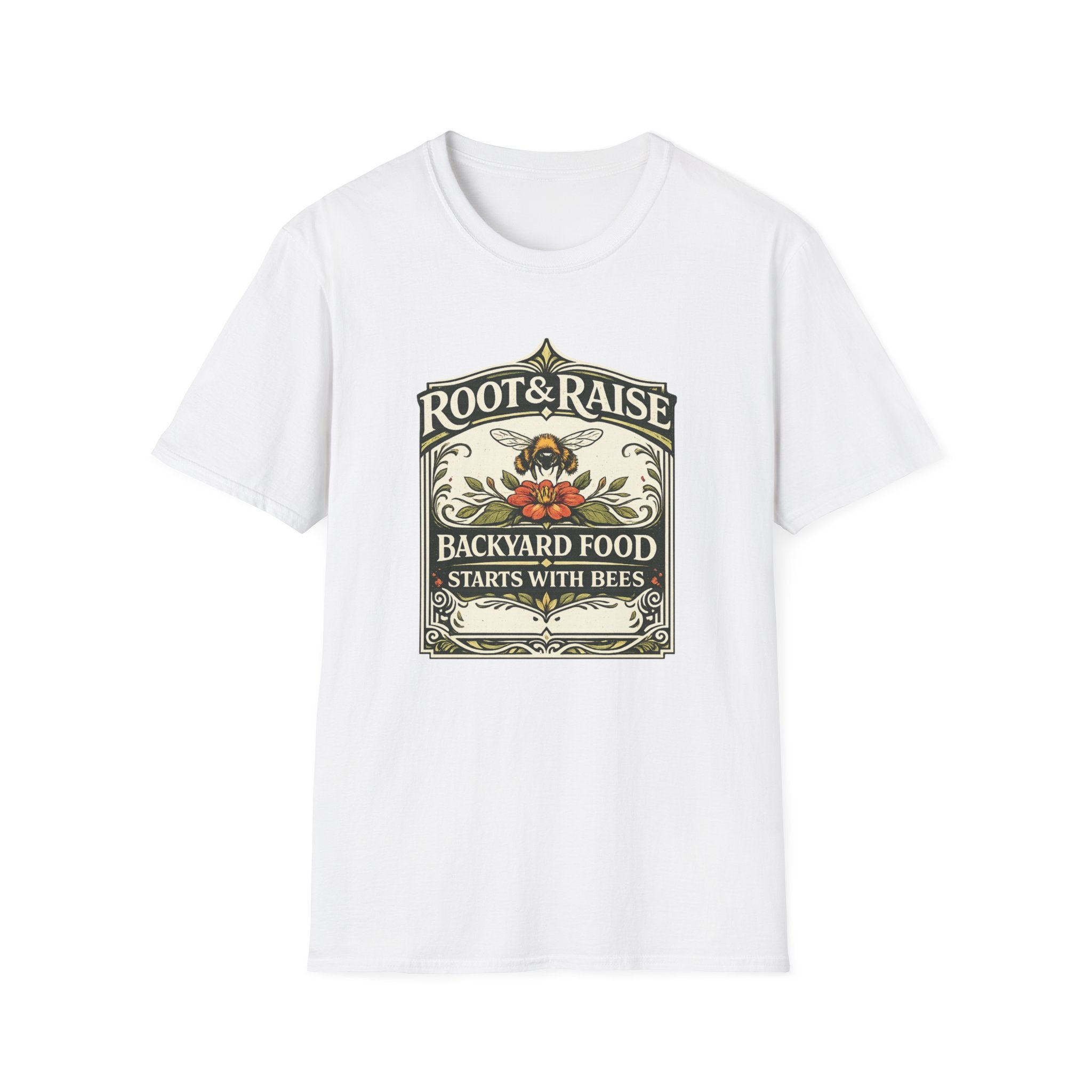 Backyard Food Starts With Bees T-Shirt