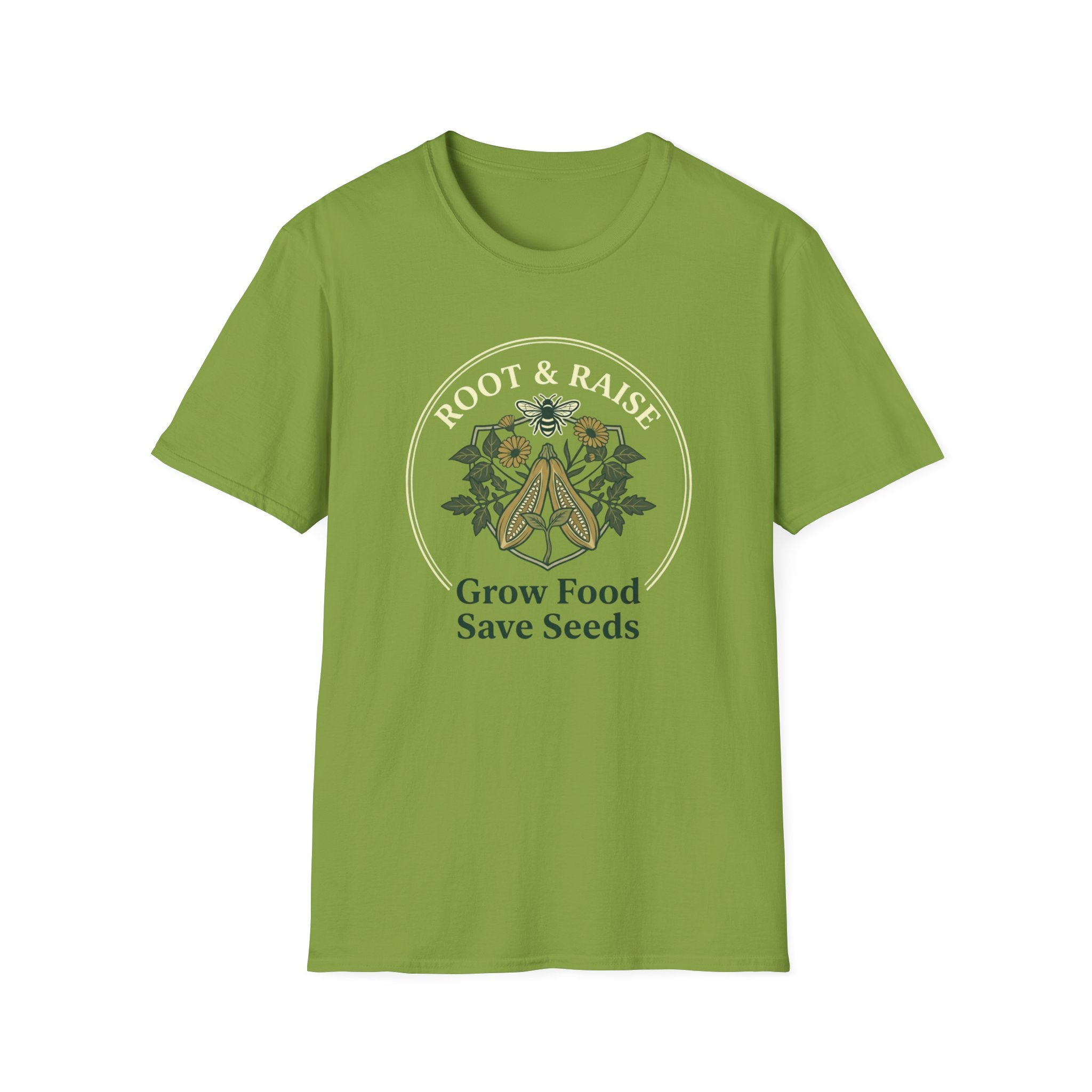 Grow Food Save Seeds T-Shirt - Vintage