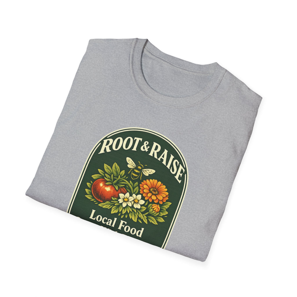 Local Food Starts With Flowers T-Shirt