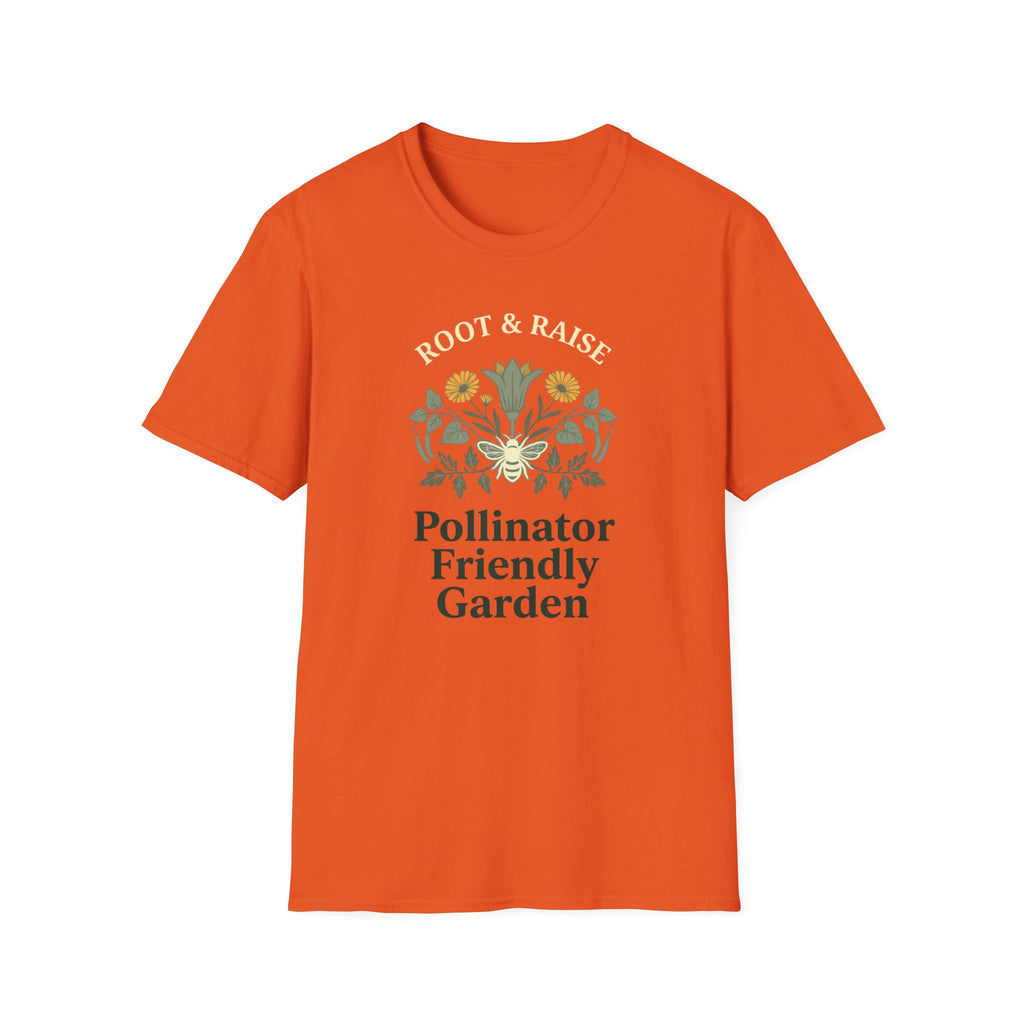 Pollinator Friendly Garden T-Shirt - Sketch
