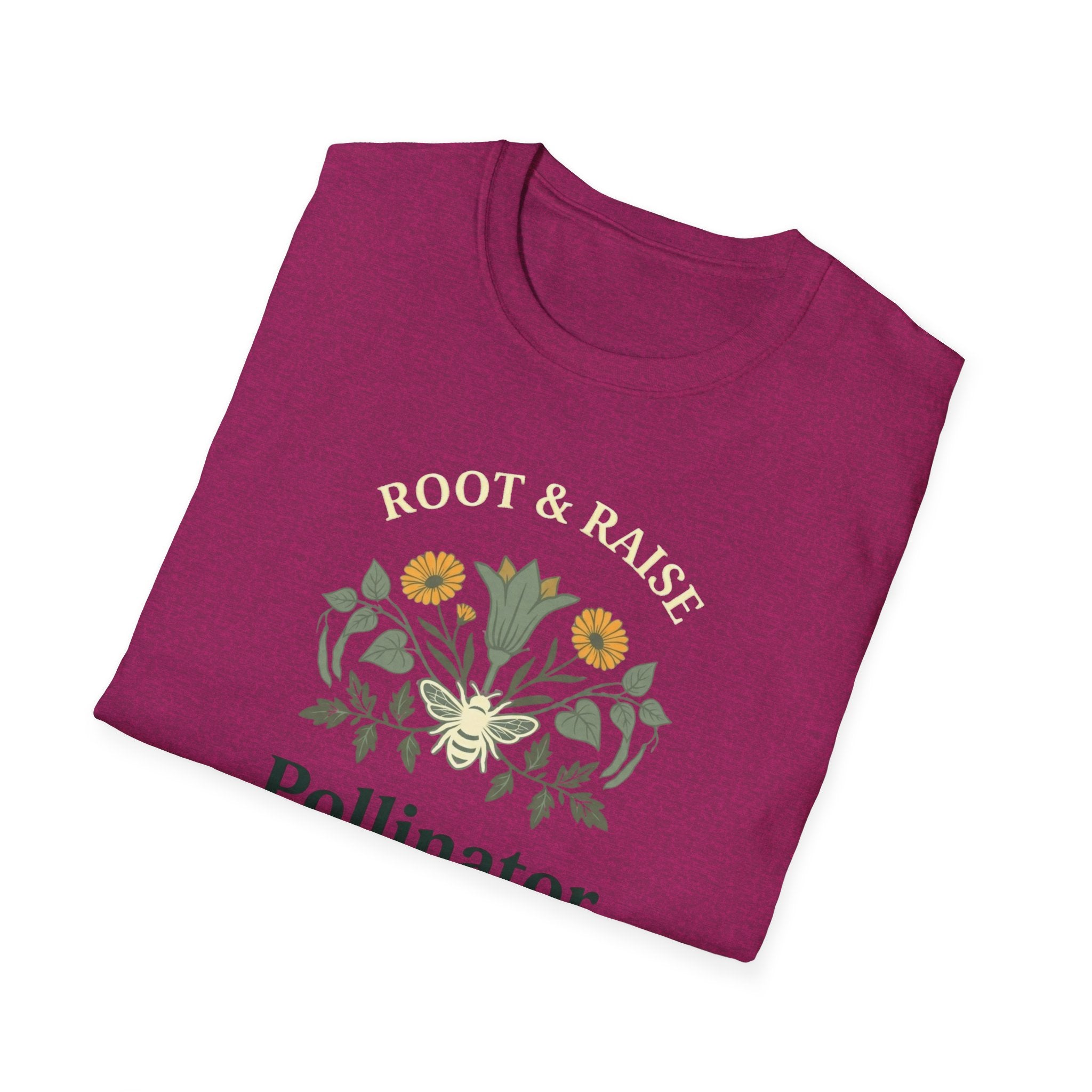 Pollinator Friendly Garden T-Shirt - Sketch