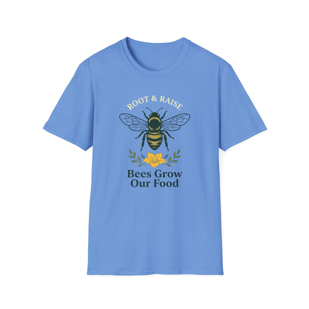 Bees Grow Our Food T-Shirt - Bold