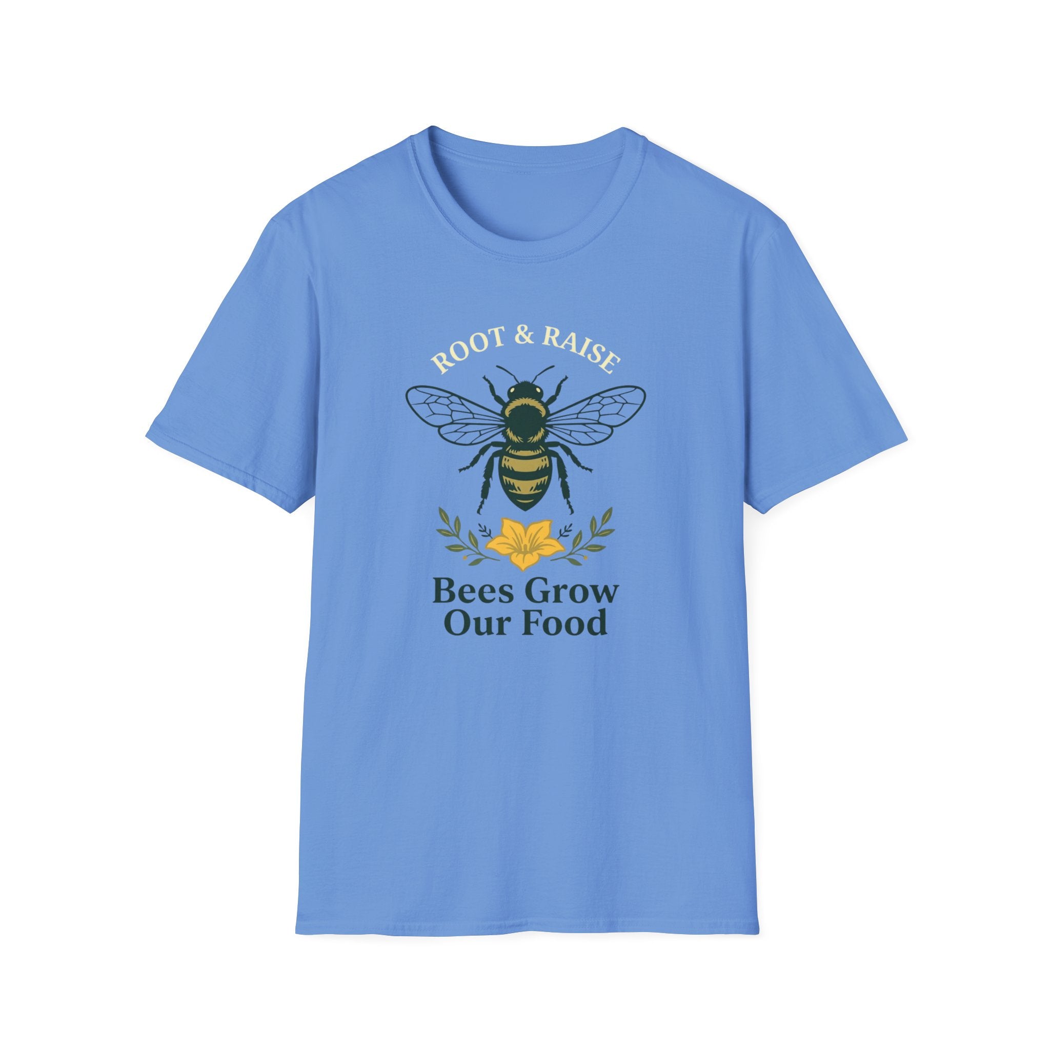 Bees Grow Our Food T-Shirt - Bold