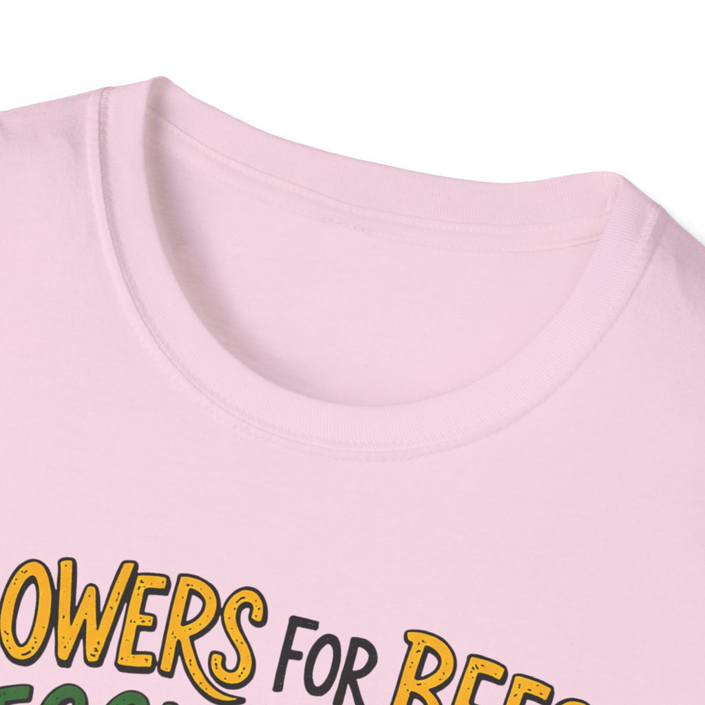 Flowers For Bees Veggies For Me T-Shirt - Illustrated