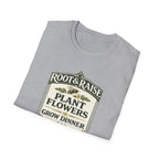 Plant Flowers Grow Dinner T-Shirt - Vintage