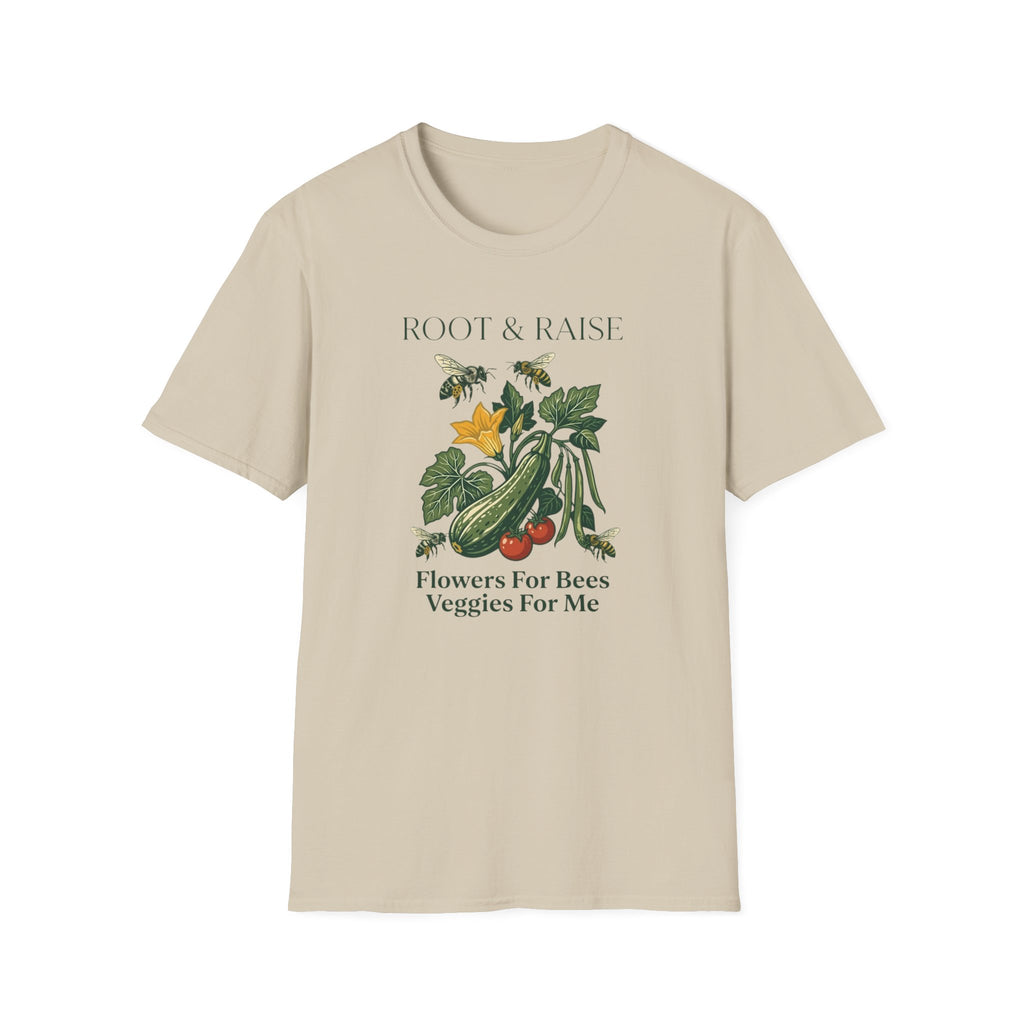 Flowers For Bees Veggies For Me T-Shirt