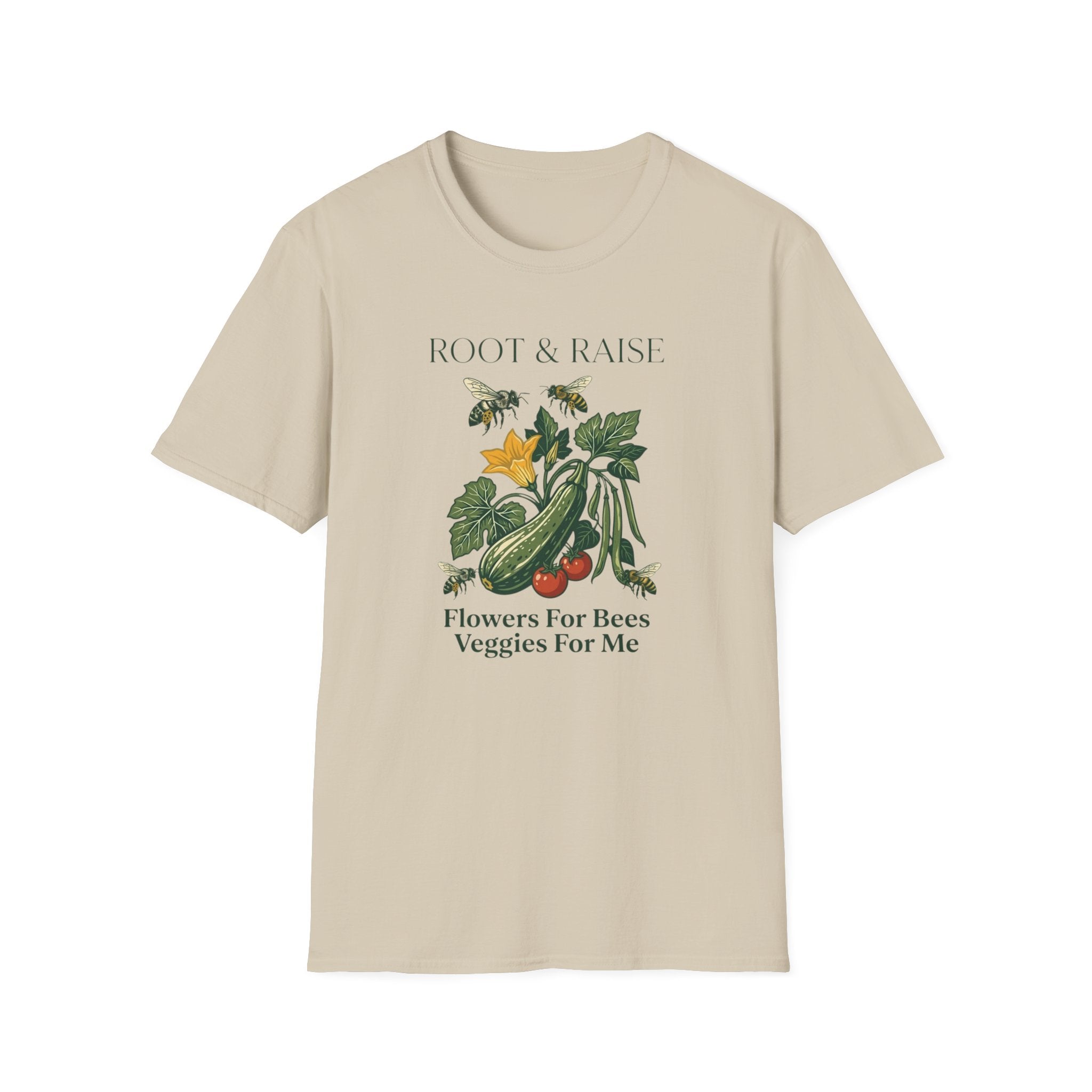 Flowers For Bees Veggies For Me T-Shirt