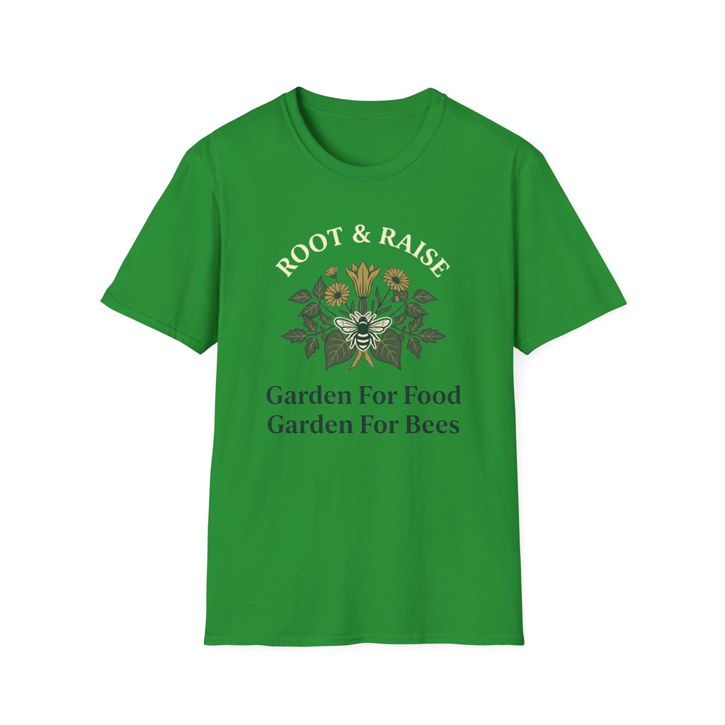 Garden For Food Garden For Bees T-Shirt - Illustrated