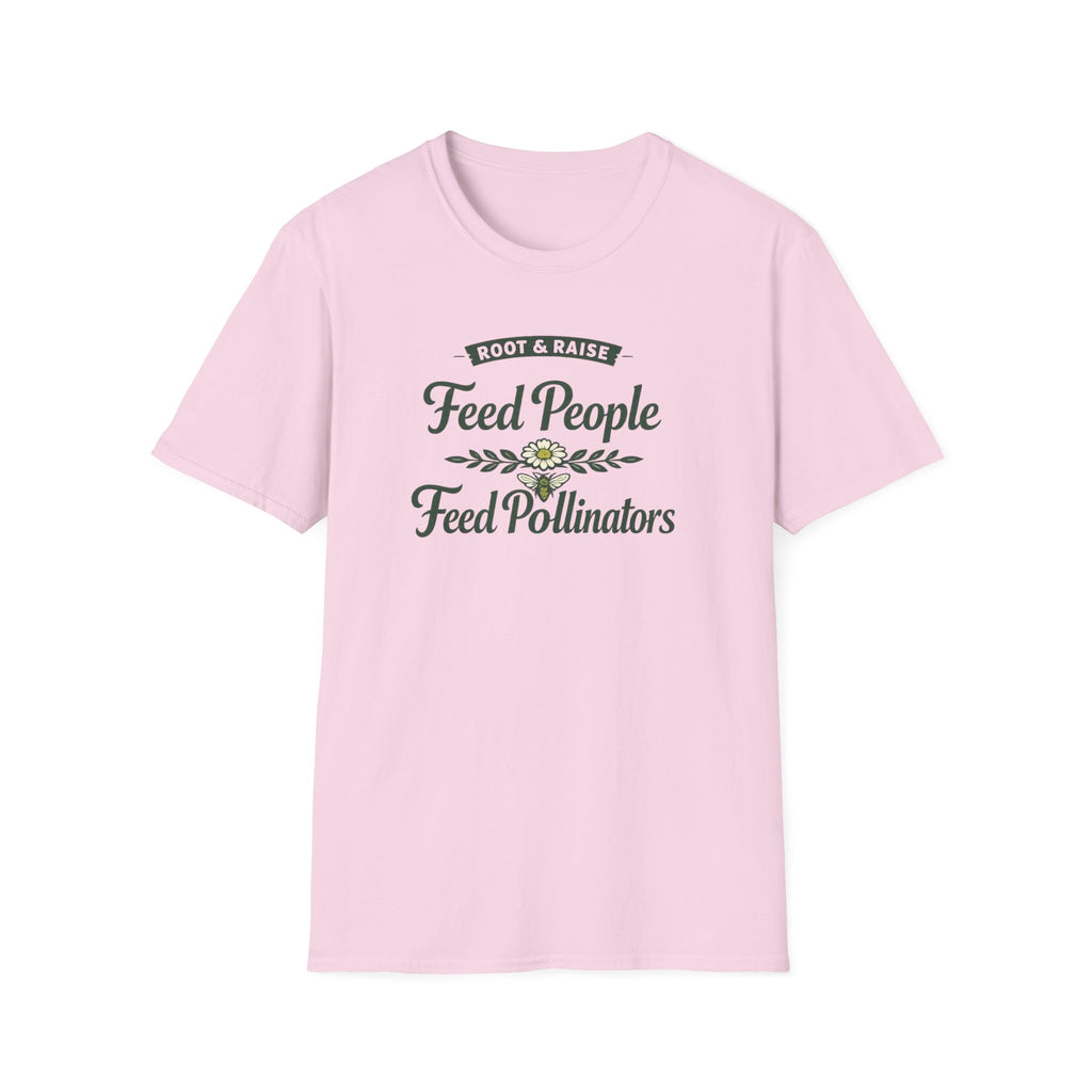 Feed People Feed Pollinators T-Shirt - Heirloom