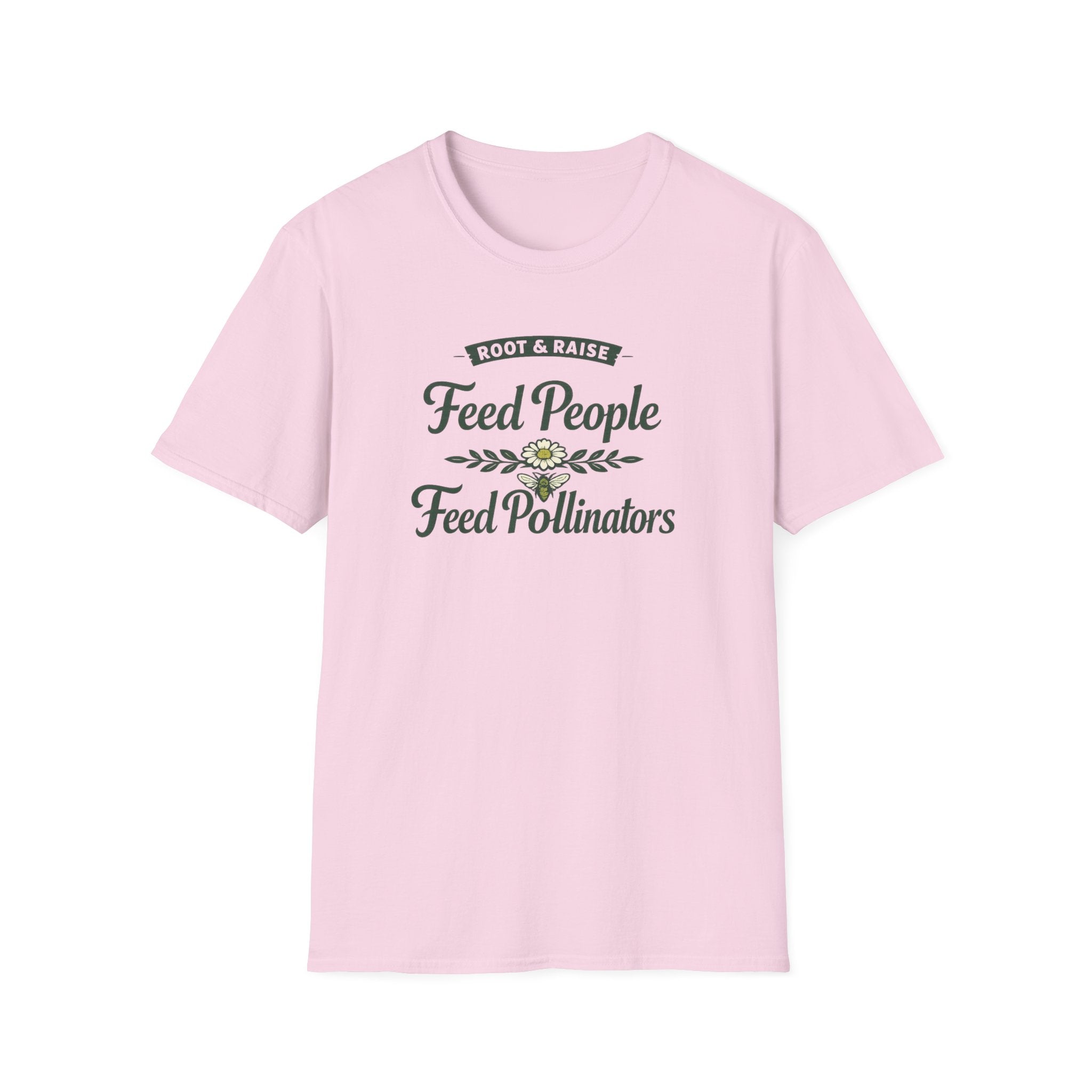 Feed People Feed Pollinators T-Shirt - Heirloom