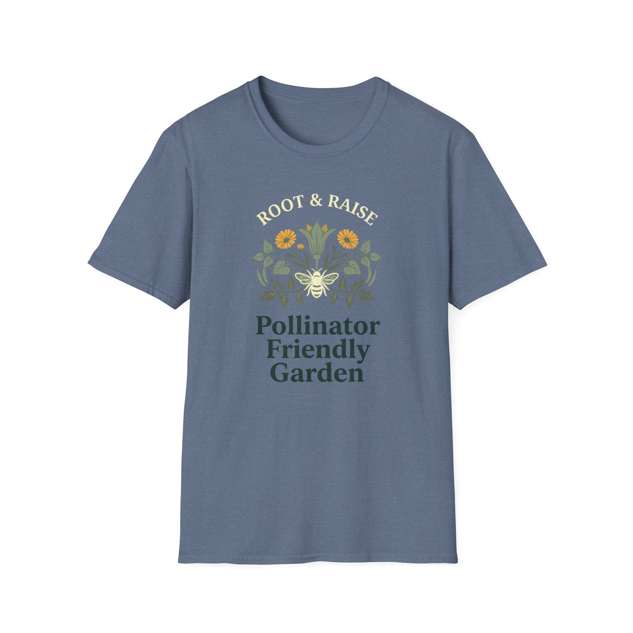 Pollinator Friendly Garden T-Shirt - Sketch