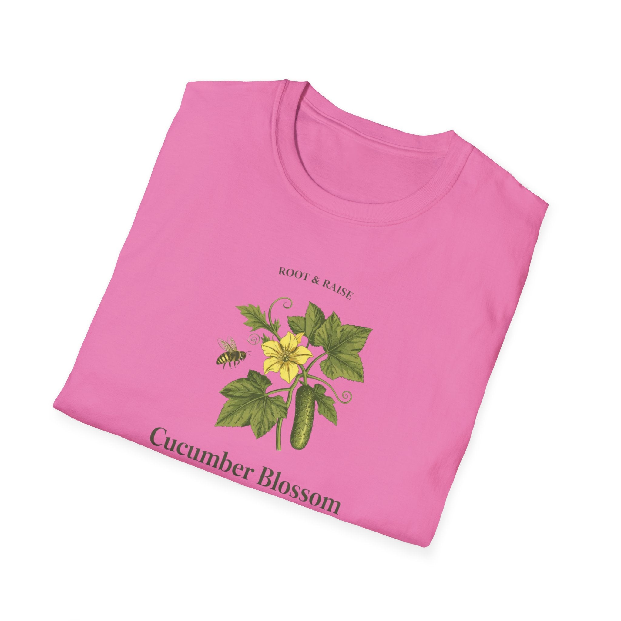 Cucumber Blossom Bees Welcome T-Shirt