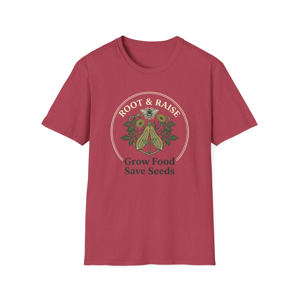 Grow Food Save Seeds T-Shirt - Vintage