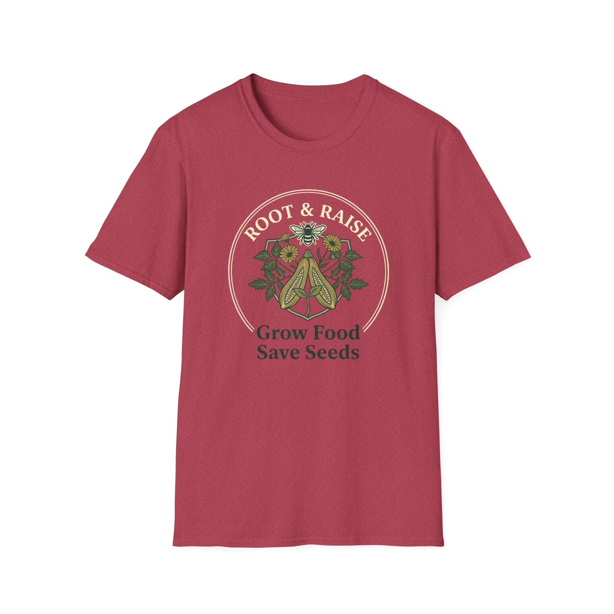 Grow Food Save Seeds T-Shirt - Vintage