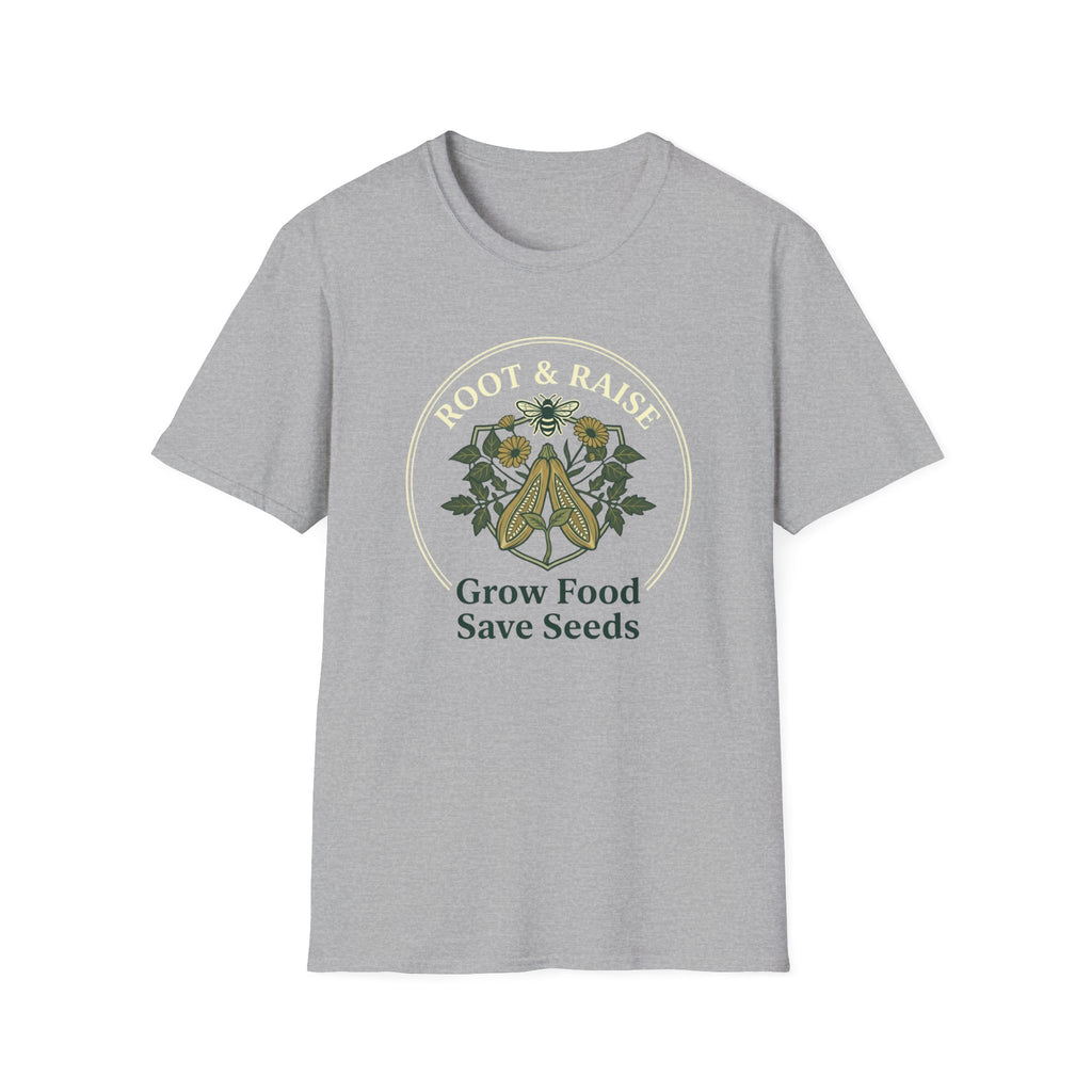 Grow Food Save Seeds T-Shirt - Vintage