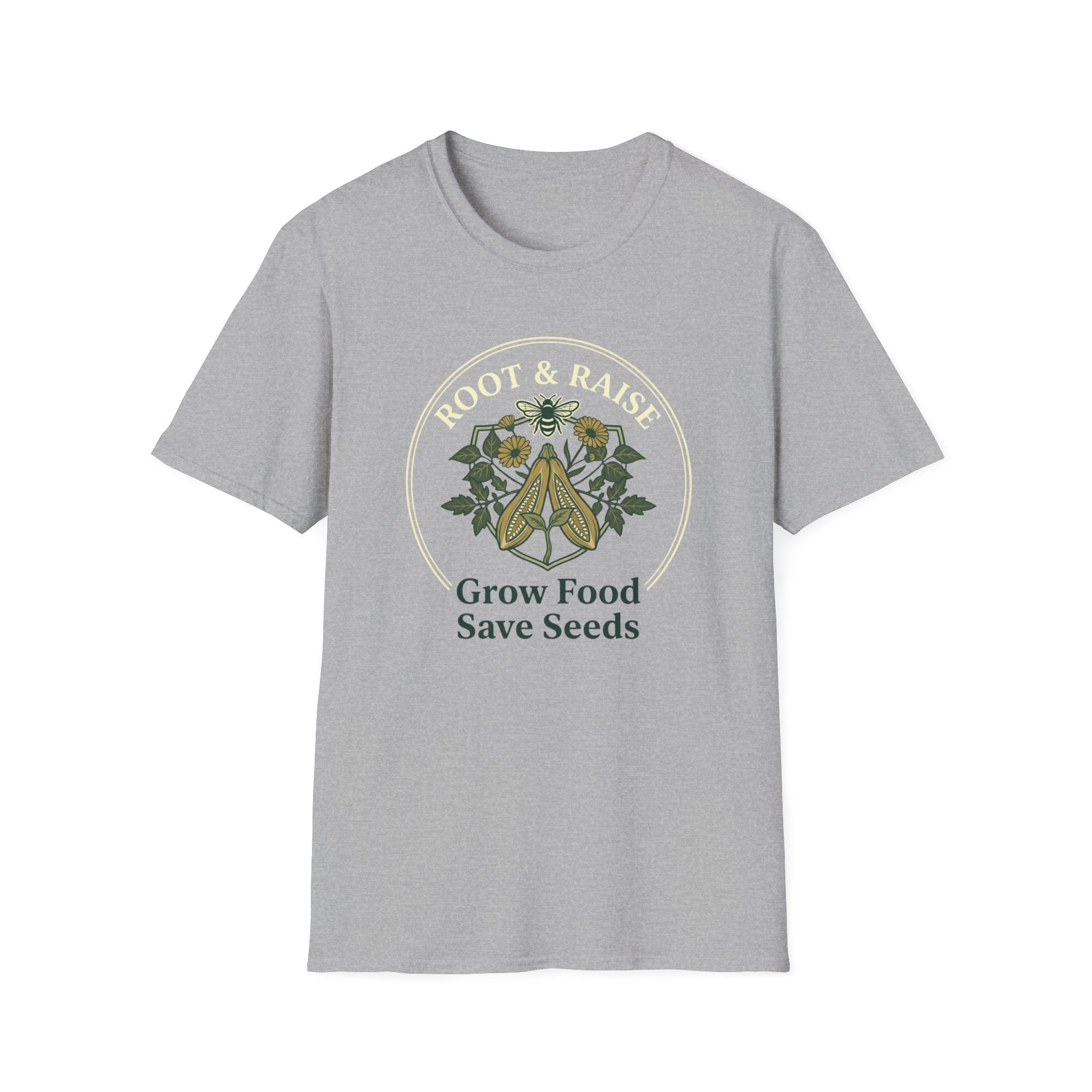 Grow Food Save Seeds T-Shirt - Vintage