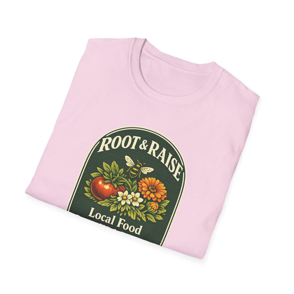 Local Food Starts With Flowers T-Shirt