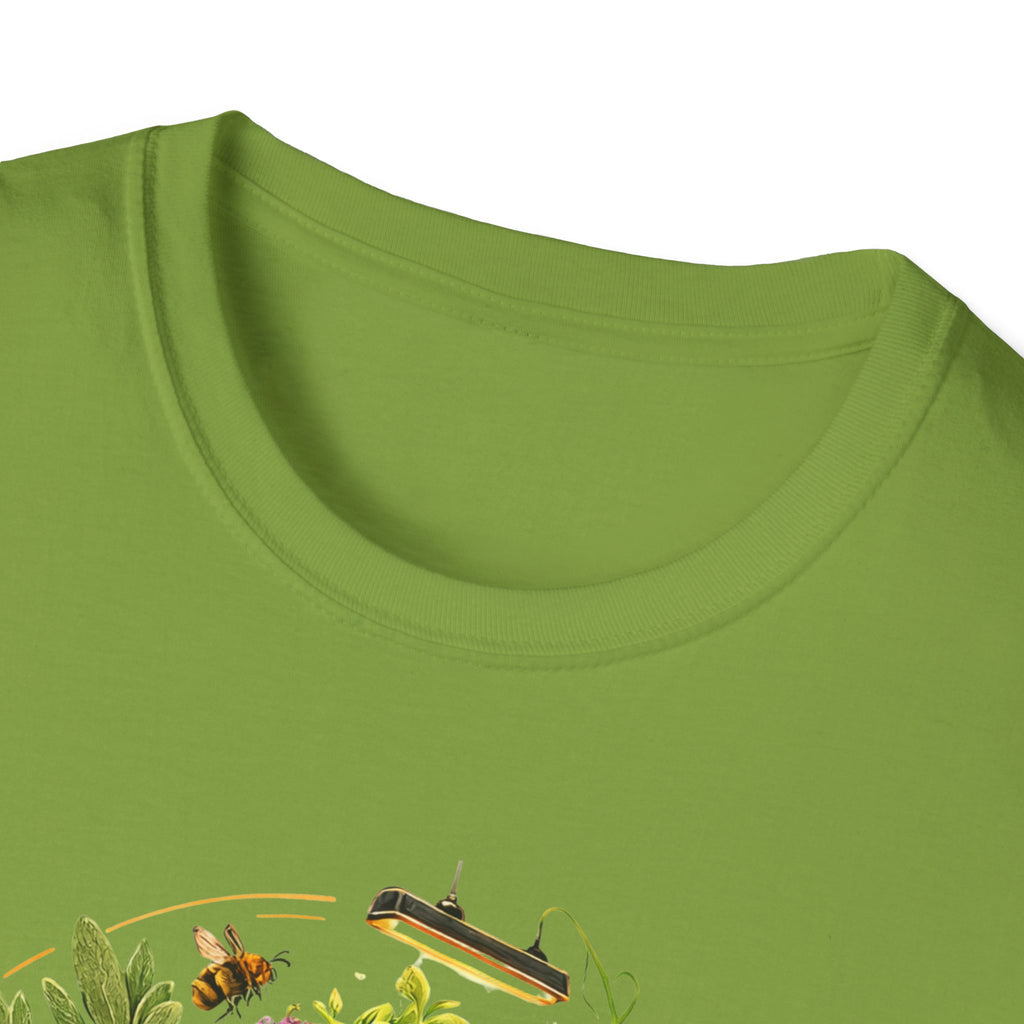 Root and Raise Logo Grow Harvest Repeat T-Shirt