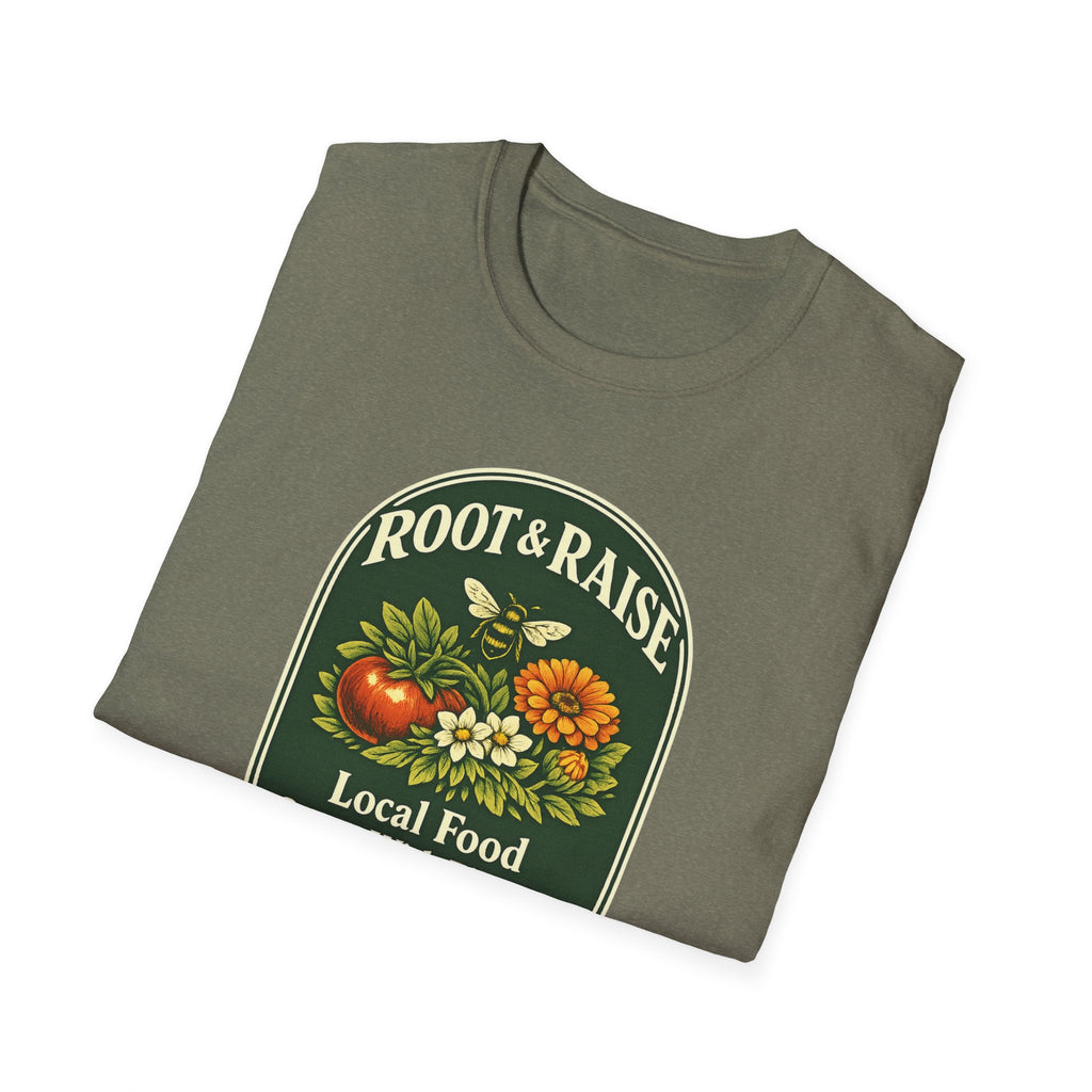 Local Food Starts With Flowers T-Shirt