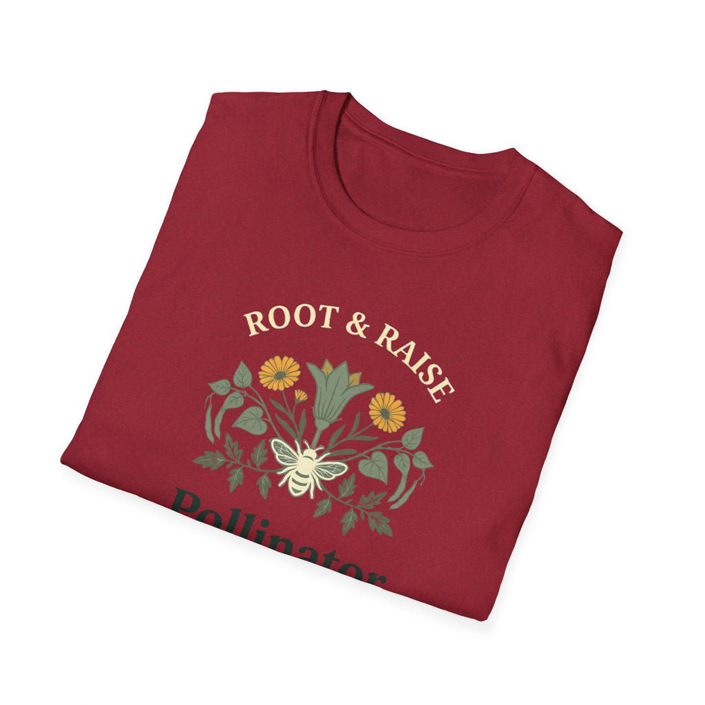Pollinator Friendly Garden T-Shirt - Sketch