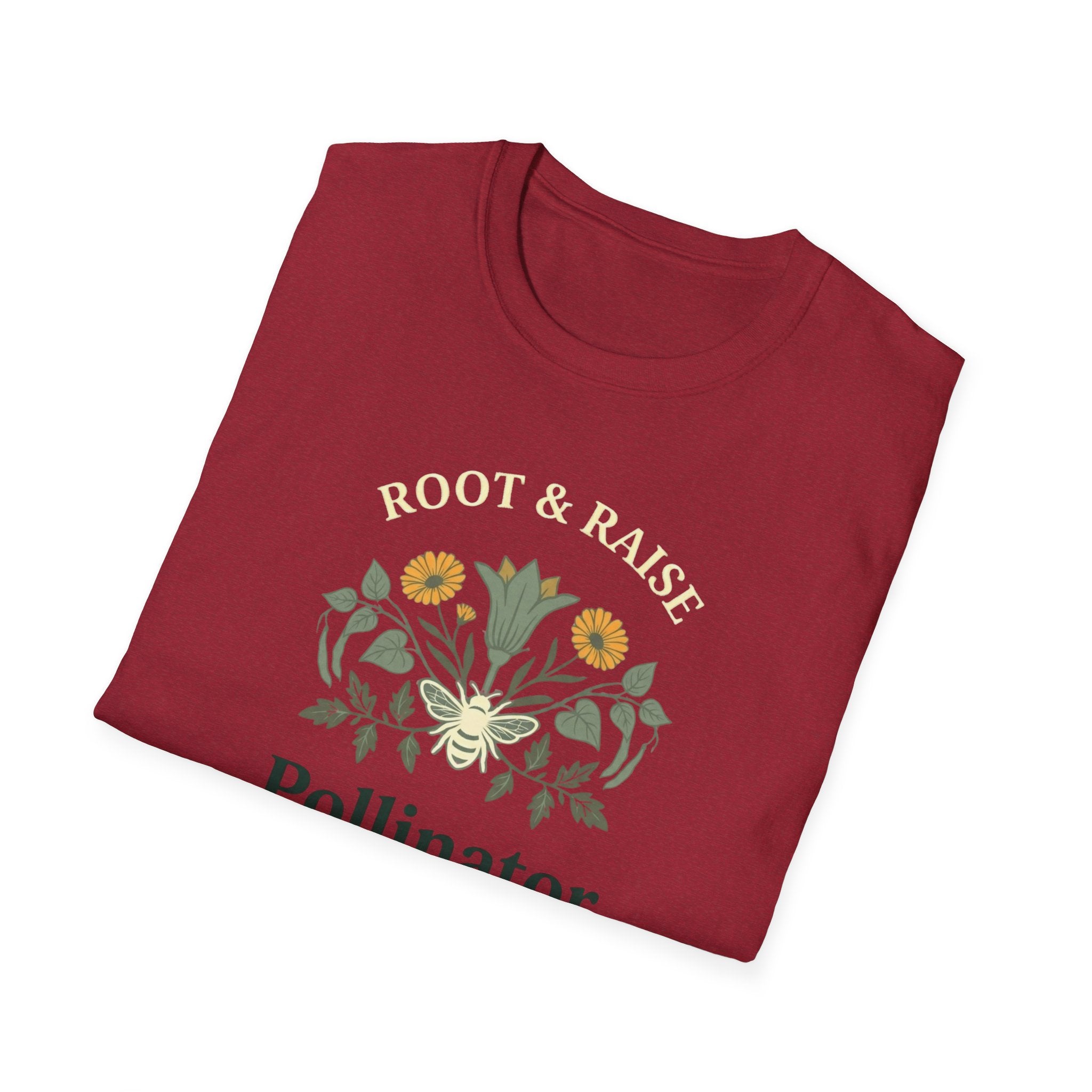 Pollinator Friendly Garden T-Shirt - Sketch
