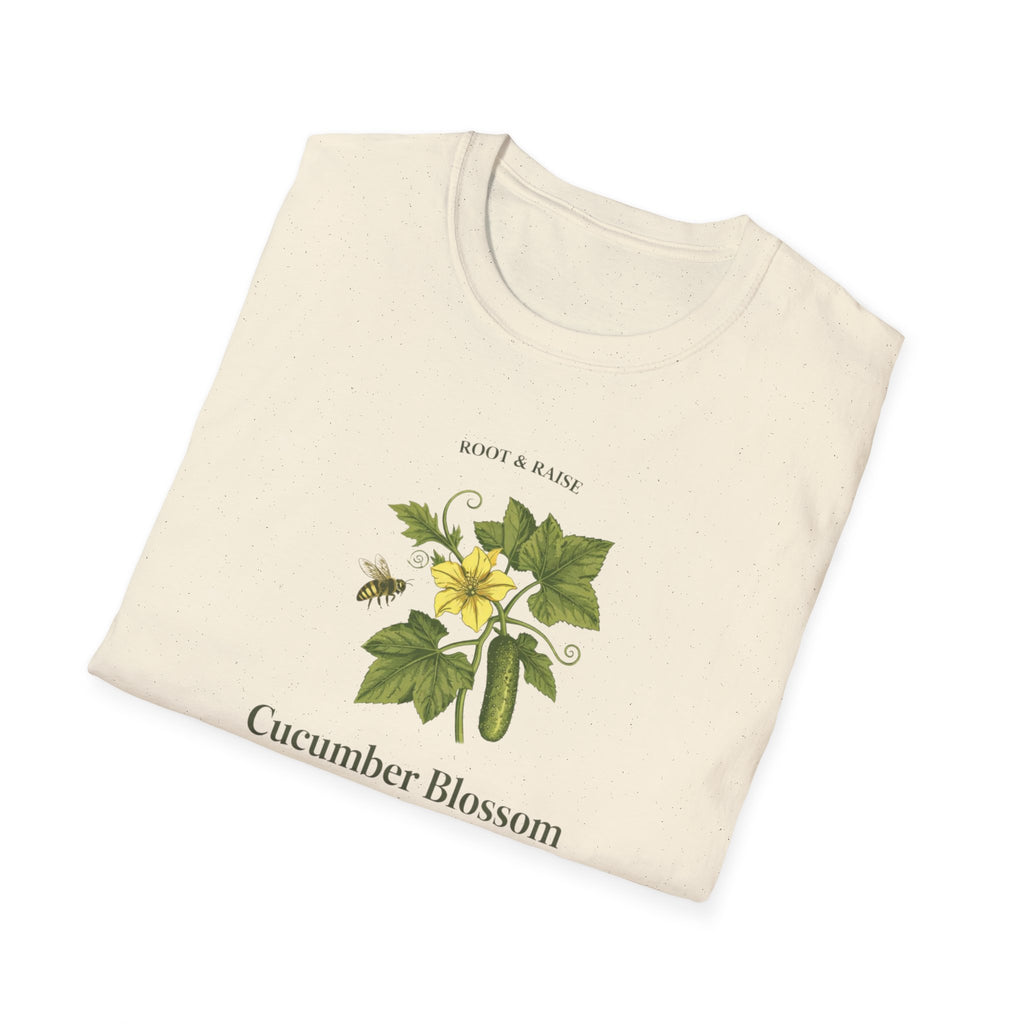 Cucumber Blossom Bees Welcome T-Shirt