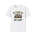 Inflation? I Grow My Own Tomatoes T-Shirt - Ridiculous Light