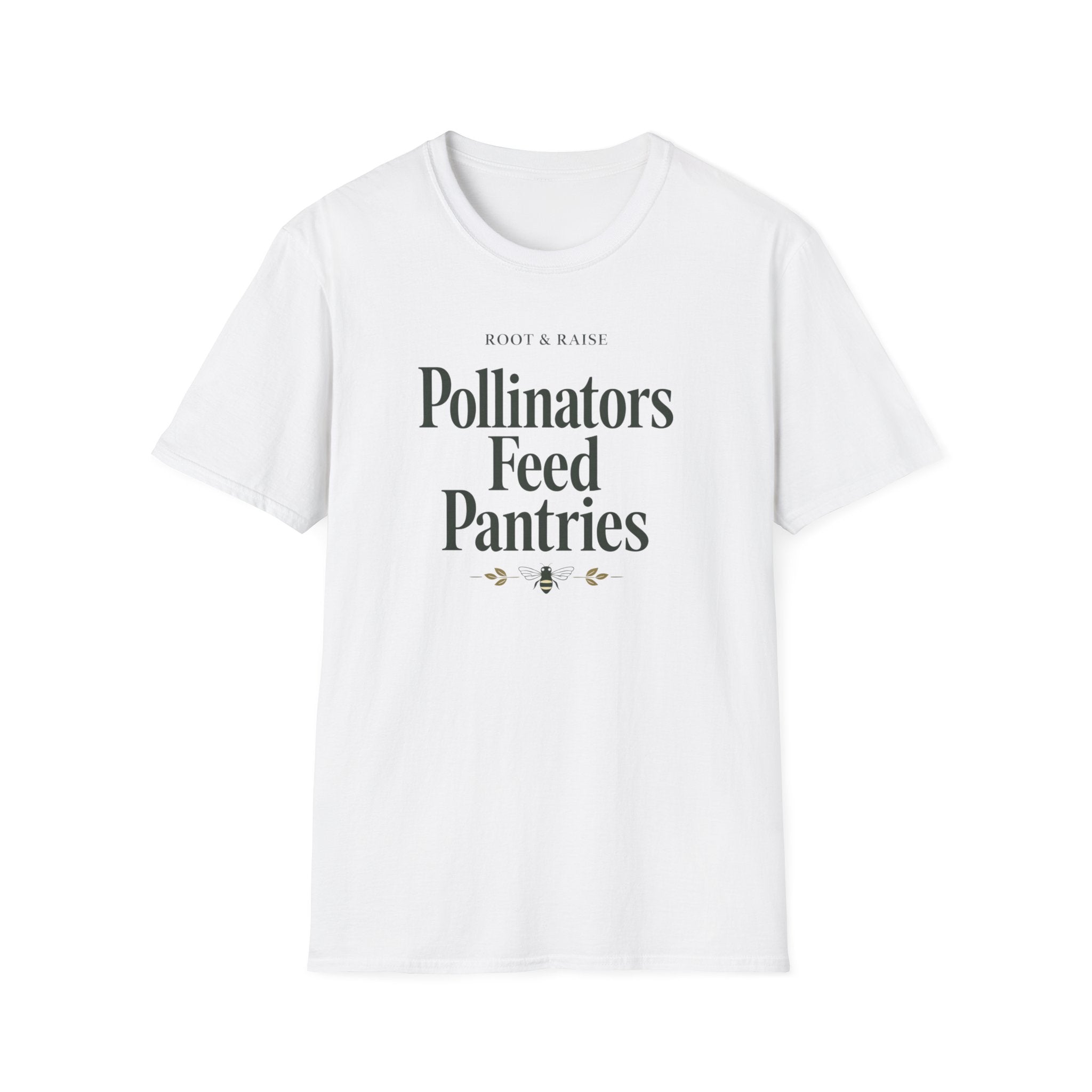 Pollinators Feed Pantries T-Shirt