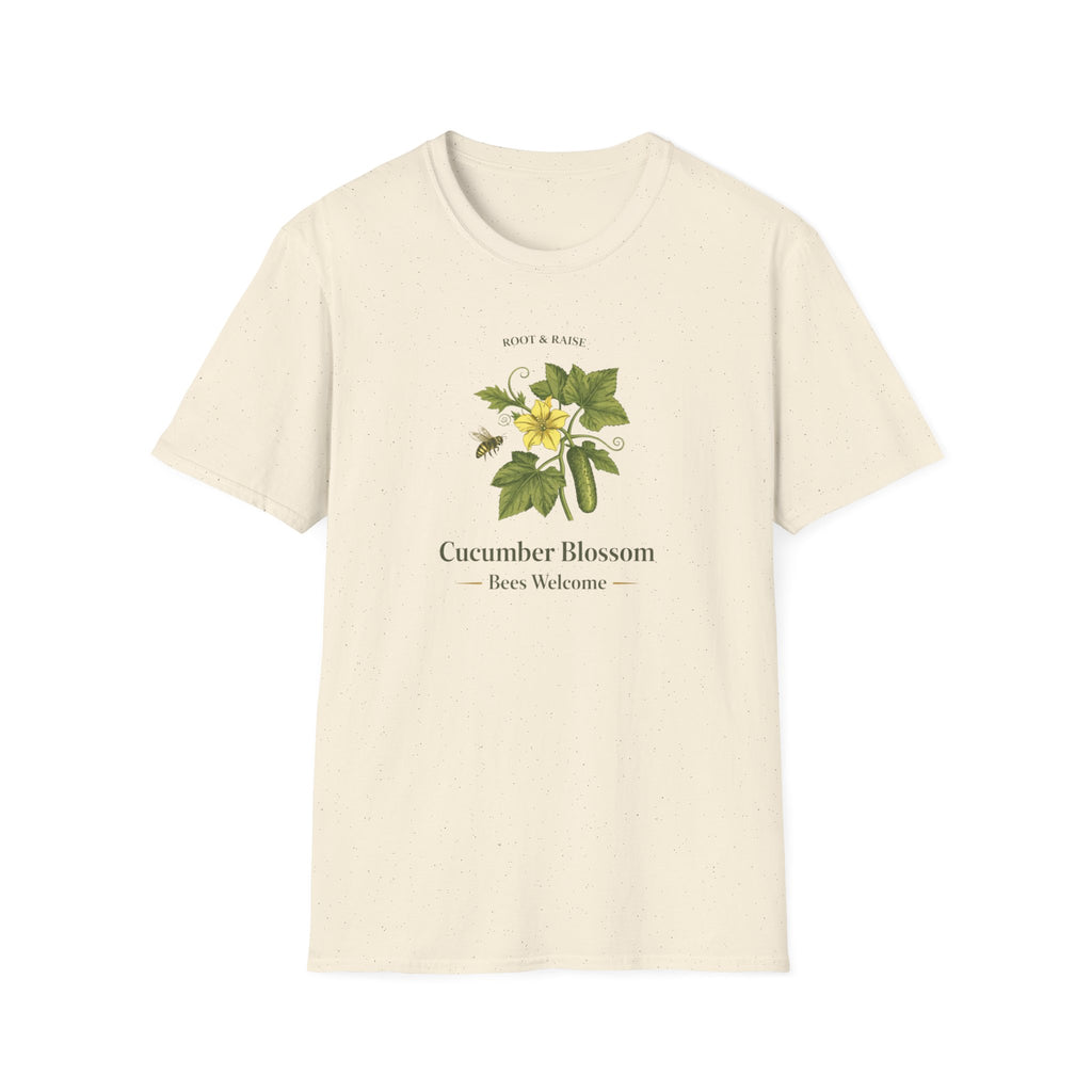 Cucumber Blossom Bees Welcome T-Shirt