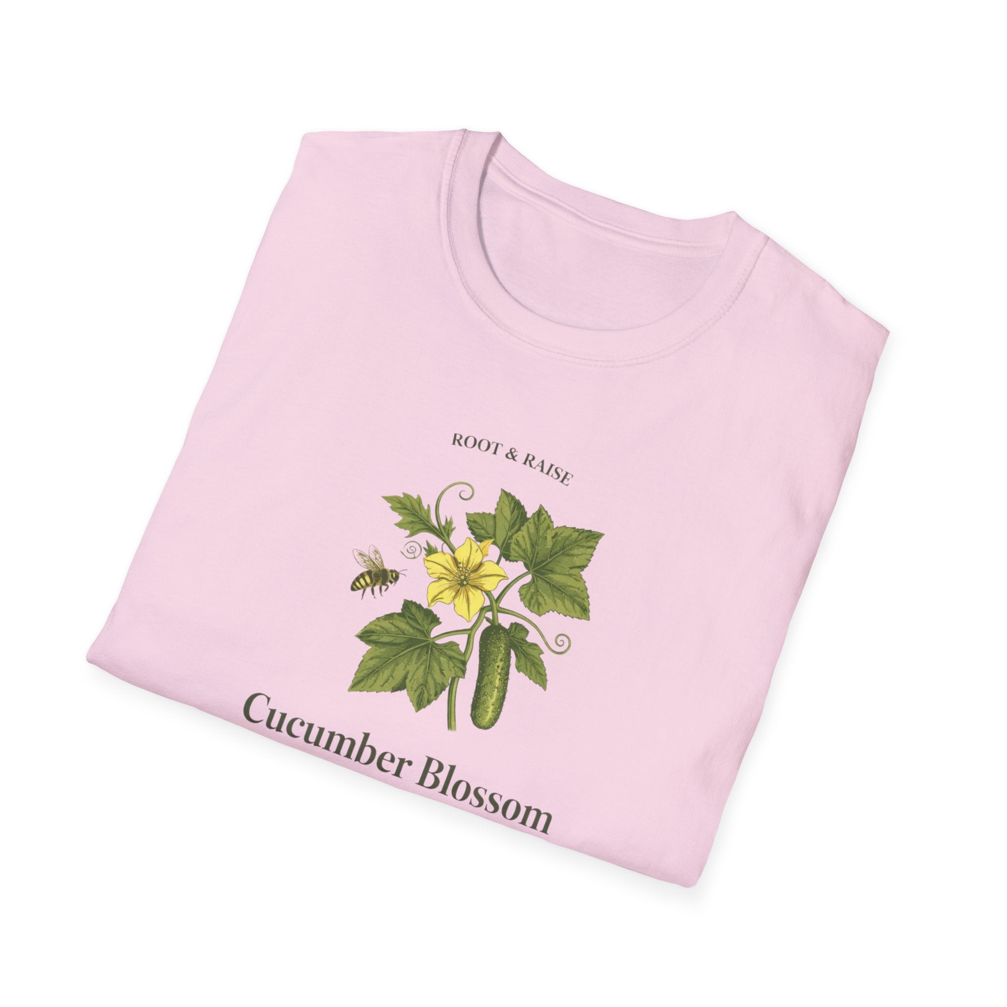 Cucumber Blossom Bees Welcome T-Shirt