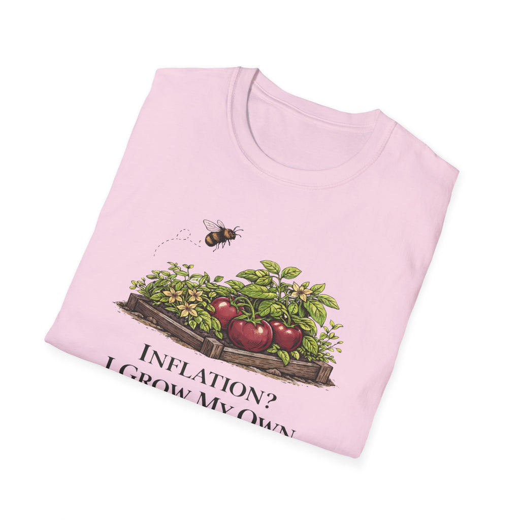 Inflation? I Grow My Own Tomatoes T-Shirt - Light