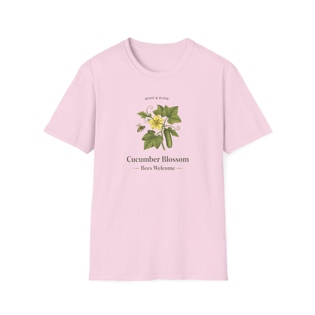 Cucumber Blossom Bees Welcome T-Shirt