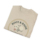 Local Food Starts With Flowers T-Shirt - Framed
