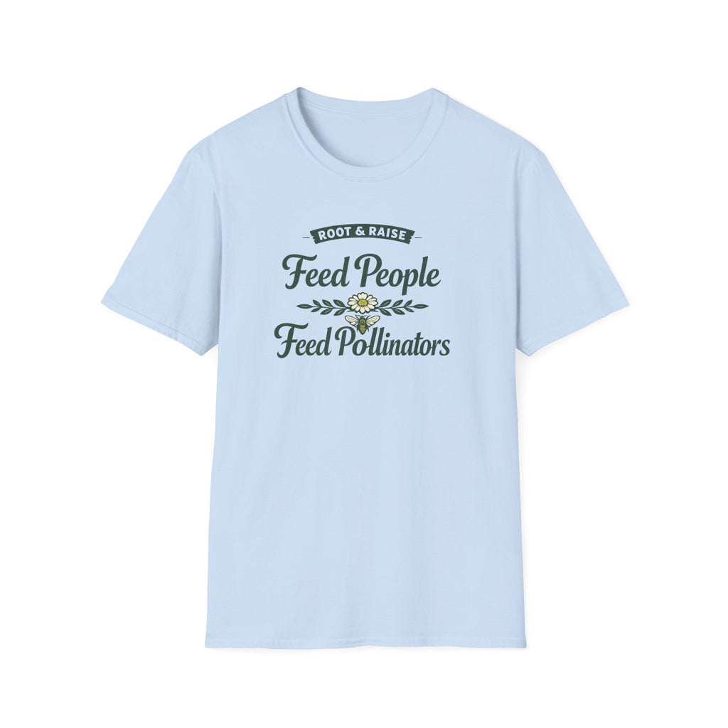 Feed People Feed Pollinators T-Shirt - Heirloom