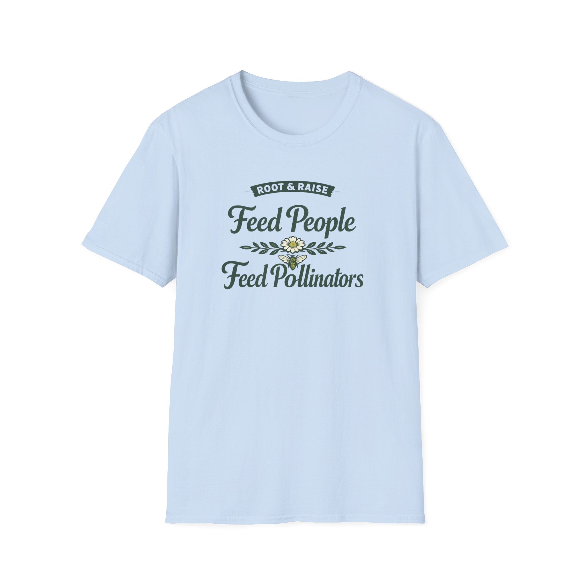 Feed People Feed Pollinators T-Shirt - Heirloom
