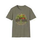 Root and Raise Logo Grow Harvest Repeat T-Shirt
