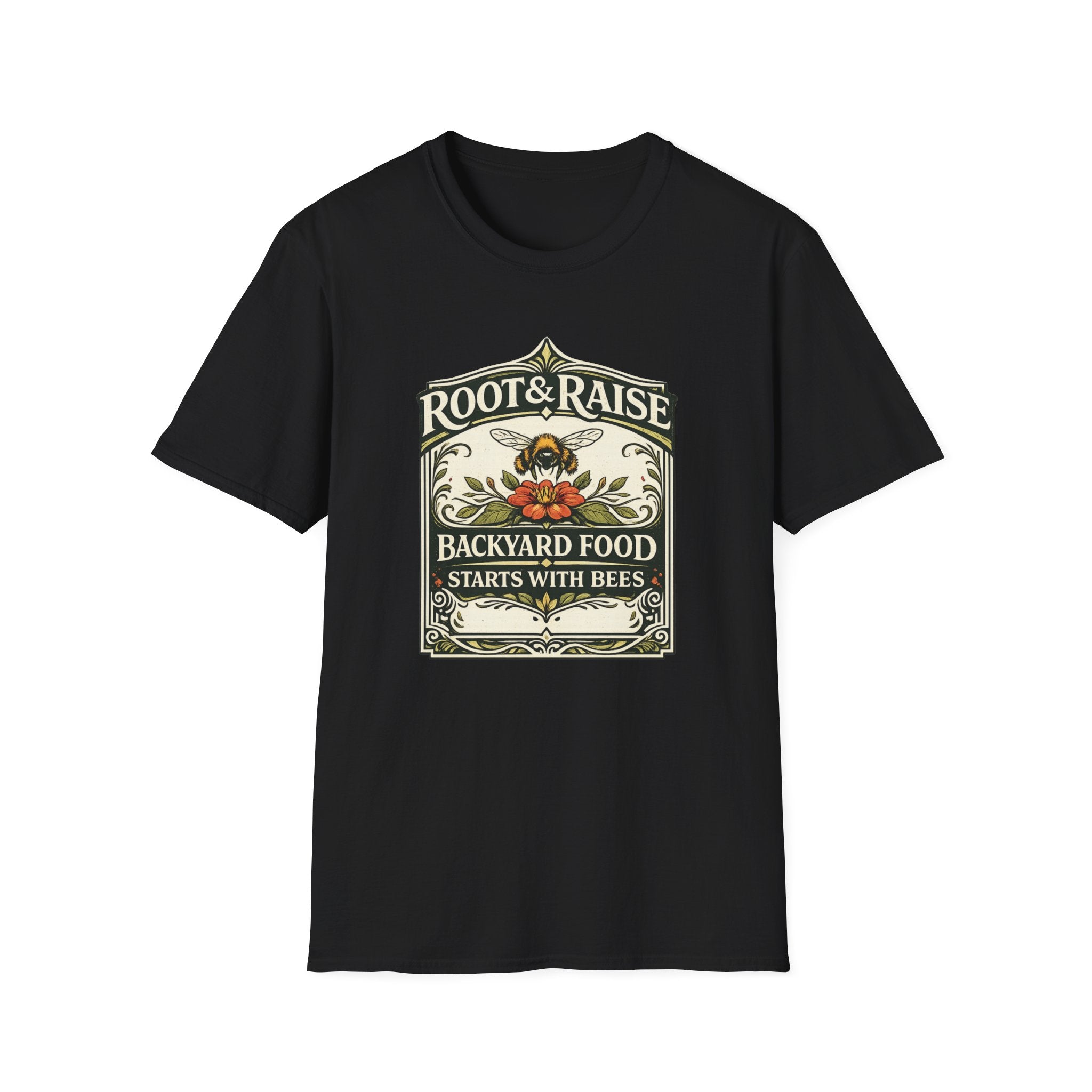 Backyard Food Starts With Bees T-Shirt