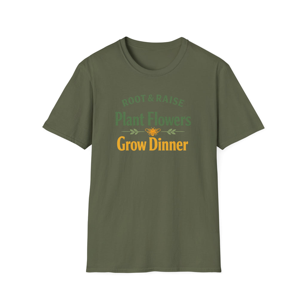 Plant Flowers Grow Dinner T-Shirt