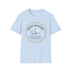Local Food Starts With Flowers T-Shirt - Framed