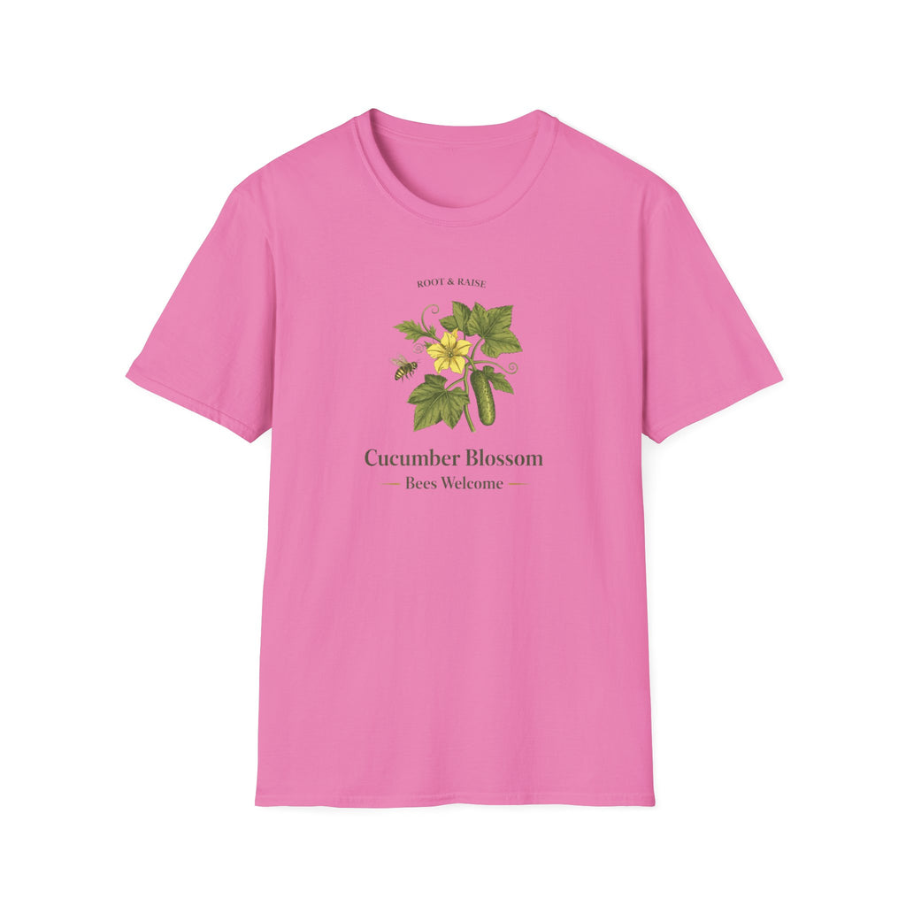 Cucumber Blossom Bees Welcome T-Shirt