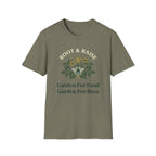 Garden For Food Garden For Bees T-Shirt - Illustrated