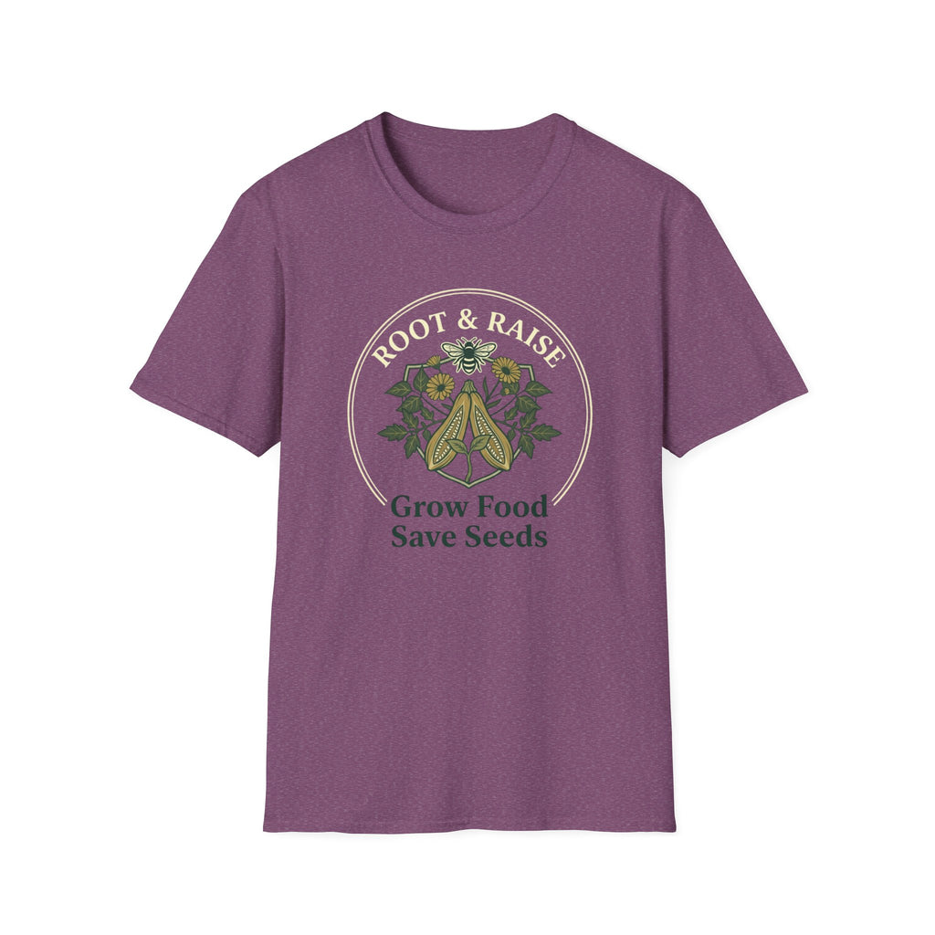 Grow Food Save Seeds T-Shirt - Vintage