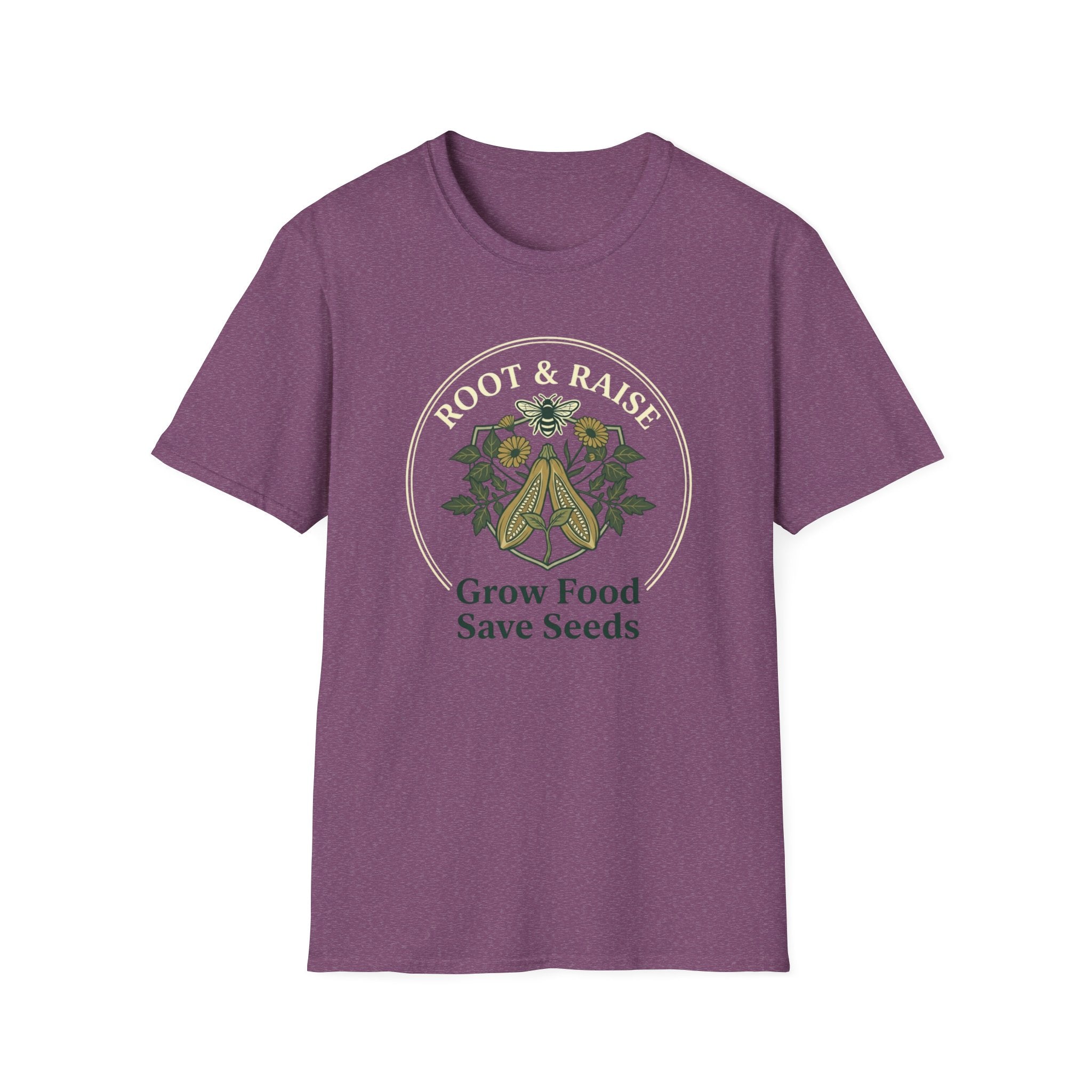 Grow Food Save Seeds T-Shirt - Vintage