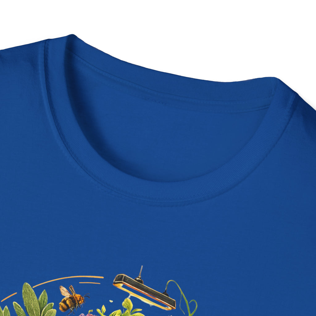Root and Raise Logo Grow Harvest Repeat T-Shirt