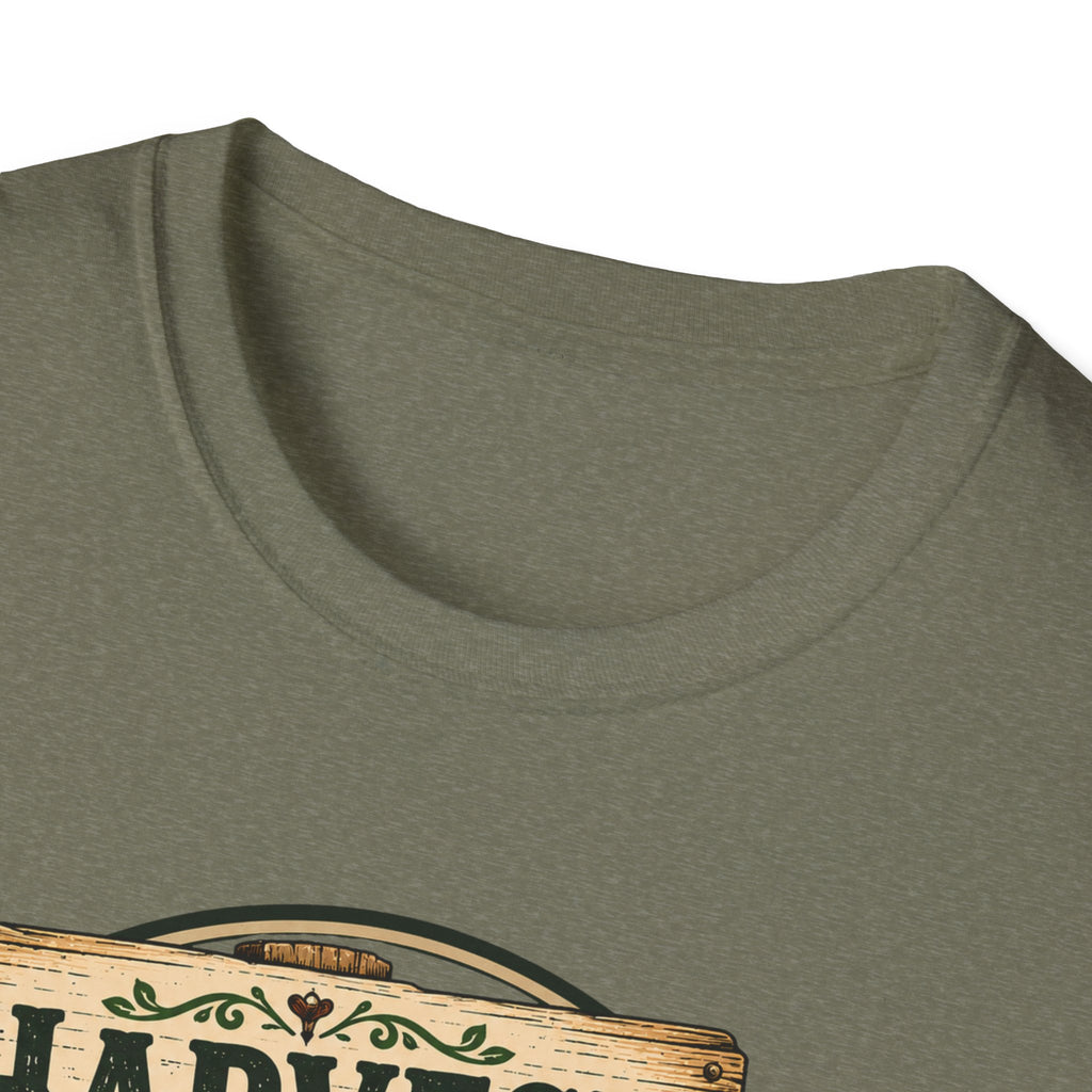 Harvest Happens Here Gardening T-Shirt